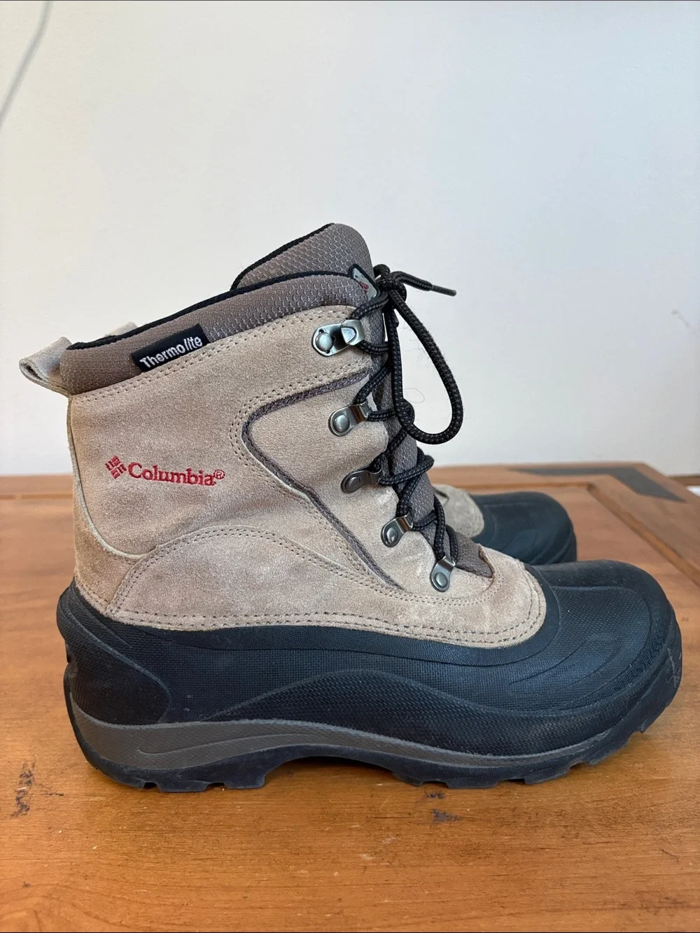 Columbia Cascadian Summit Brown and Black Insulated Winter Boots Size 9
